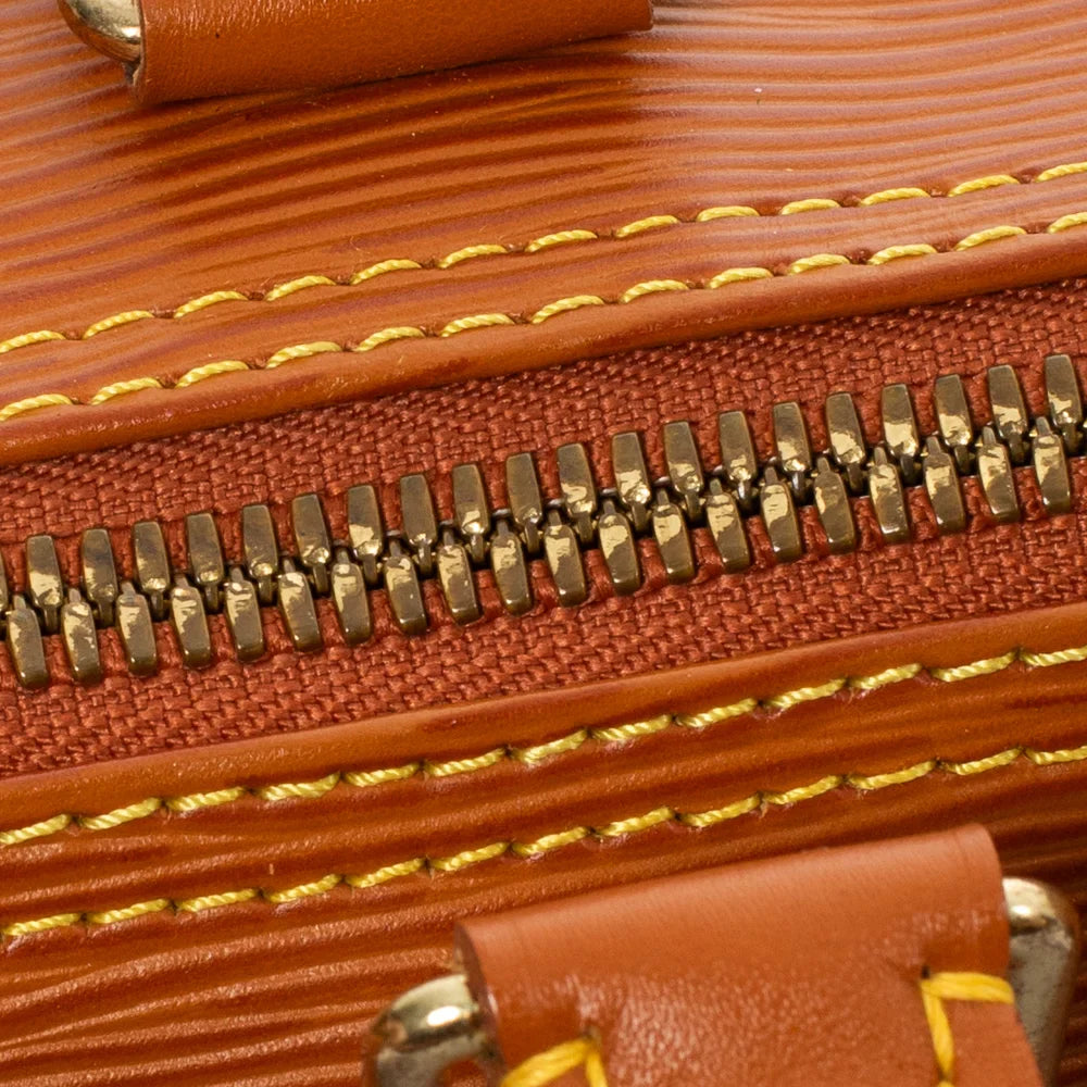 Keepall 45 Vintage en cuir épi marron