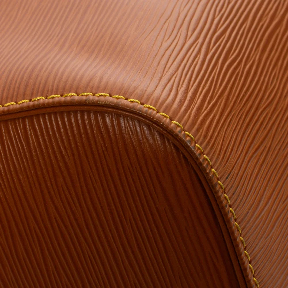 Keepall 45 Vintage en cuir épi marron