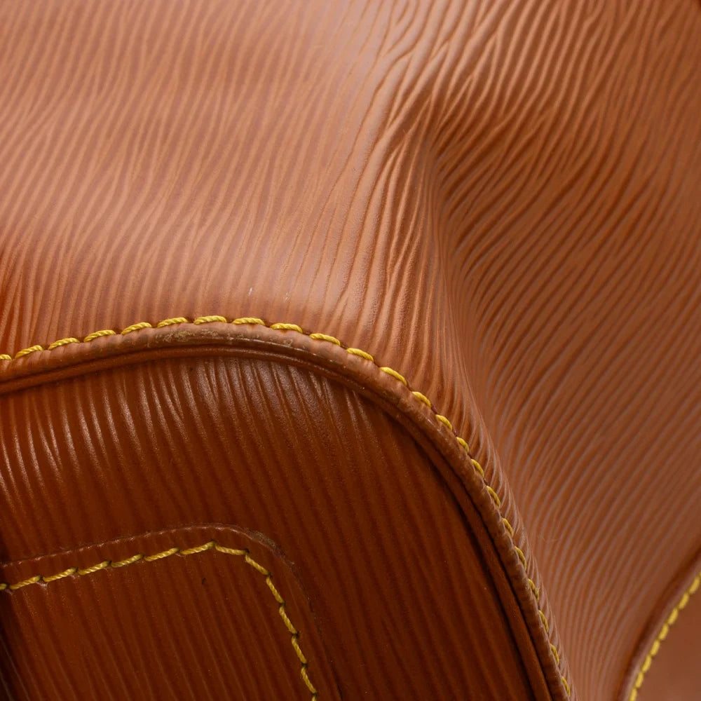 Keepall 45 Vintage en cuir épi marron