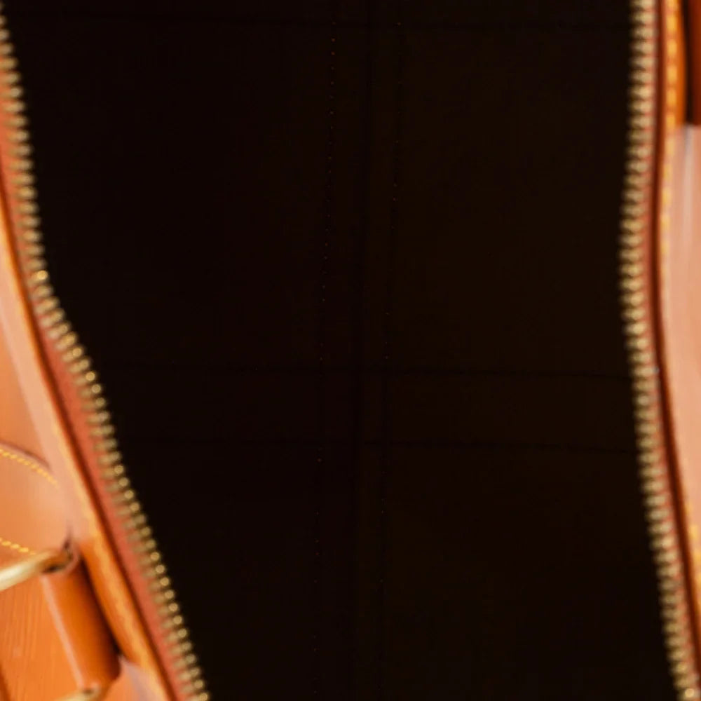 Keepall 45 Vintage en cuir épi marron