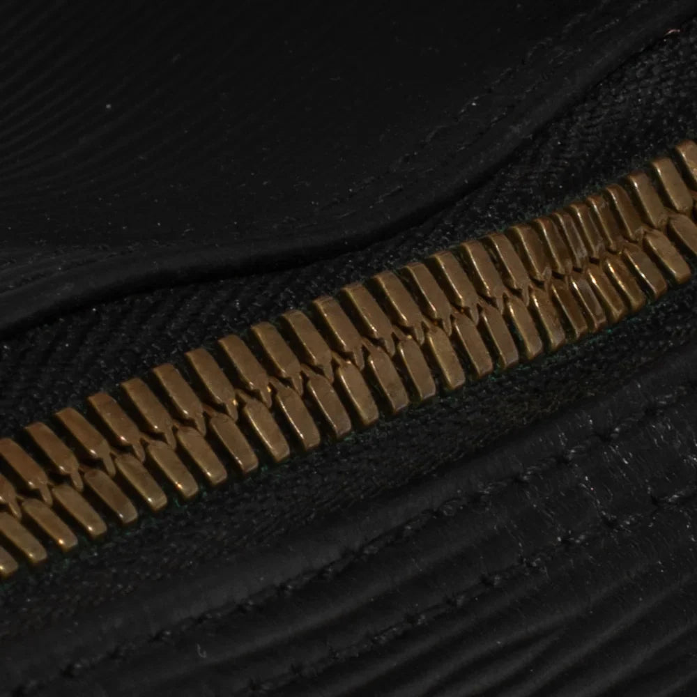 Keepall 50 Vintage en cuir épi noir