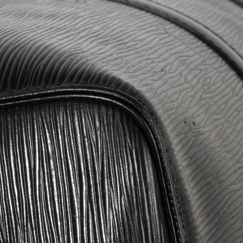Keepall 50 Vintage en cuir épi noir