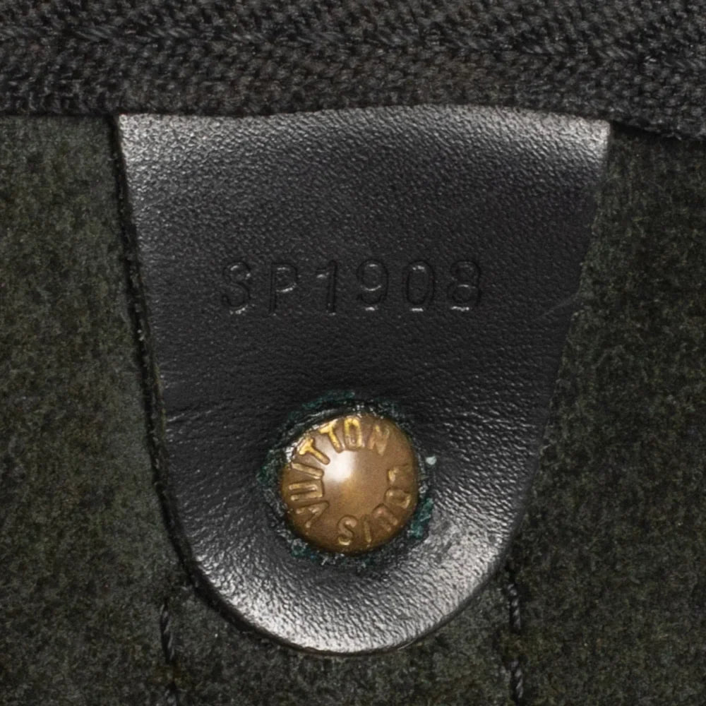 Keepall 50 Vintage en cuir épi noir
