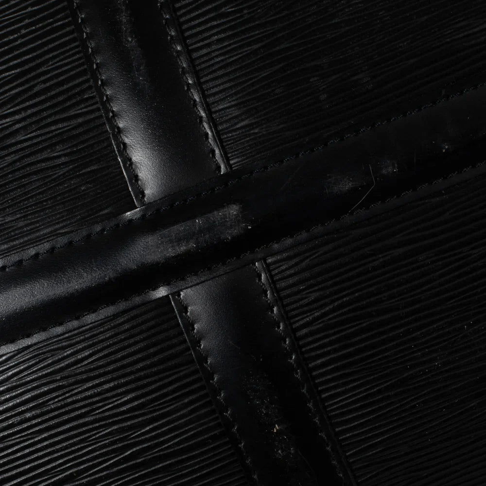 Keepall 50 Vintage en cuir épi noir