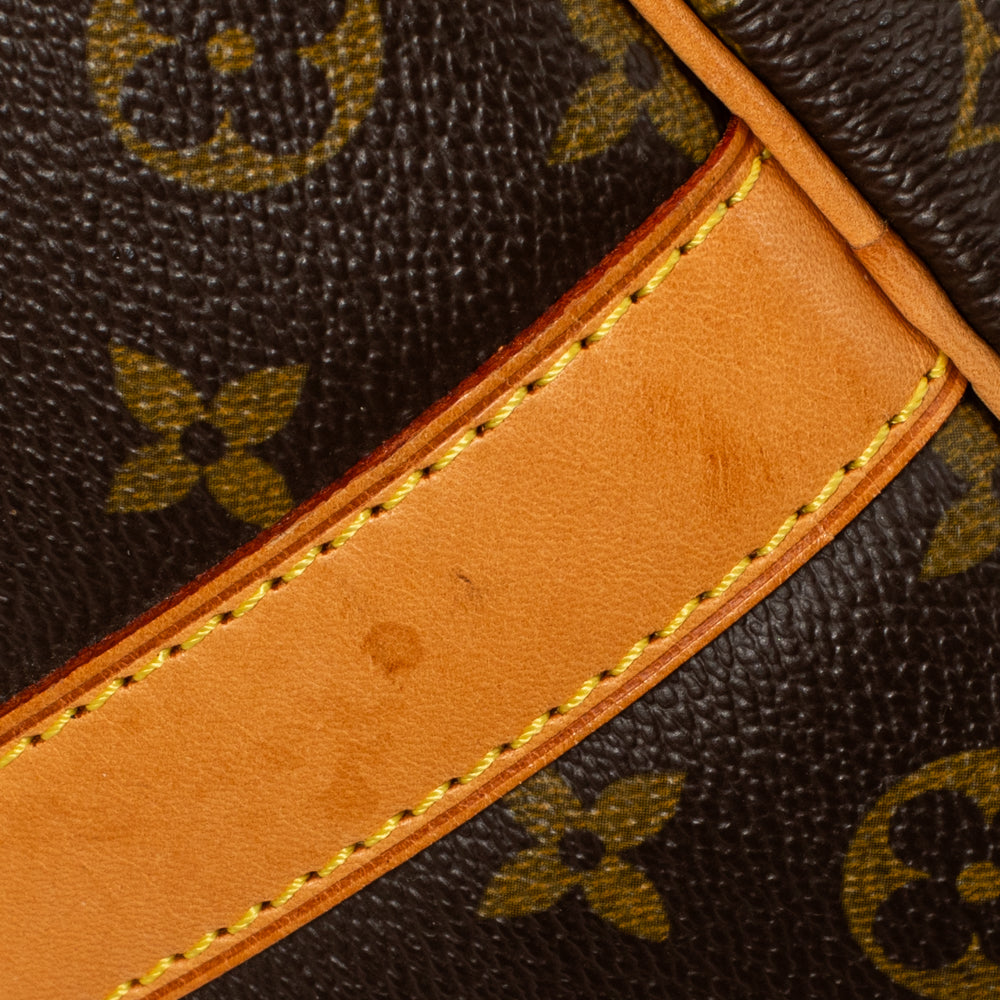Keepall 50 Vintage en toile monogram marron