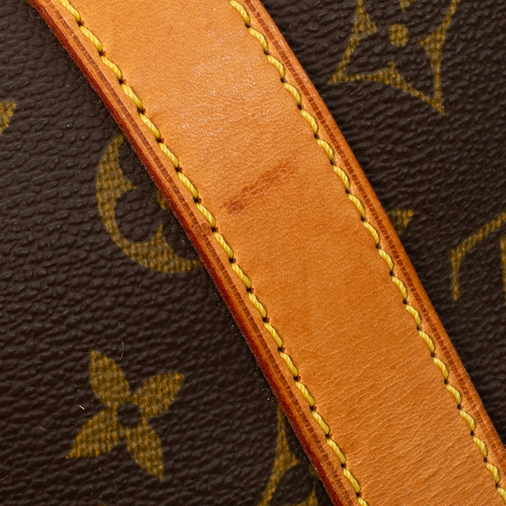 Keepall 50 Vintage en toile monogram marron