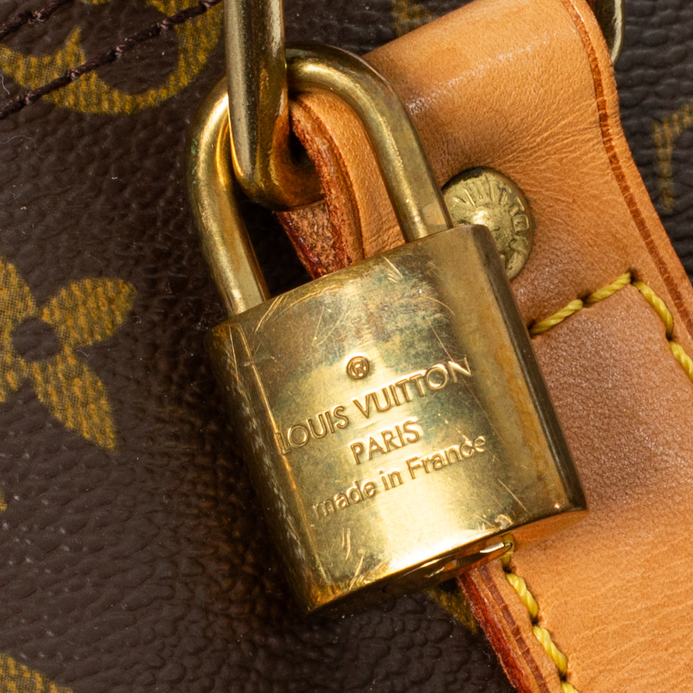 Keepall 50 Vintage en toile monogram marron