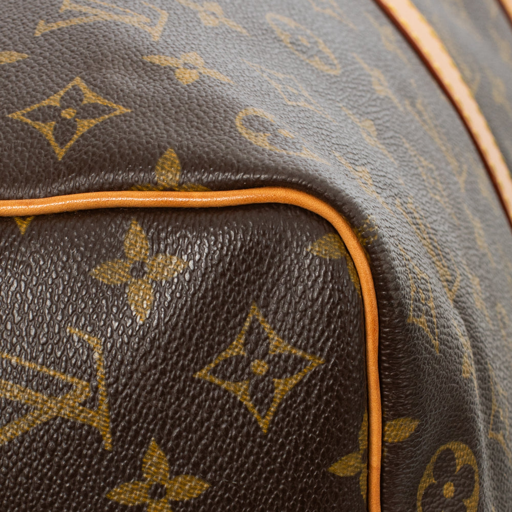 Keepall 50 Vintage en toile monogram marron