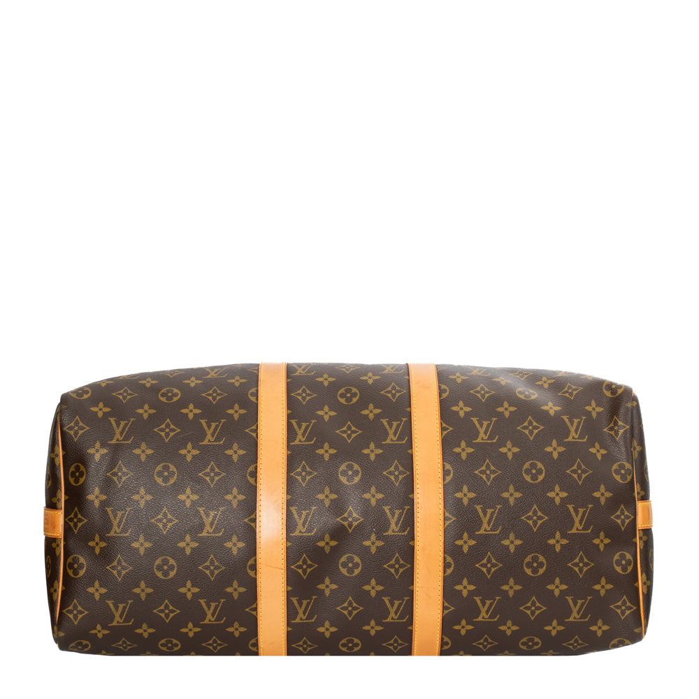 Keepall 50 Vintage en toile monogram marron
