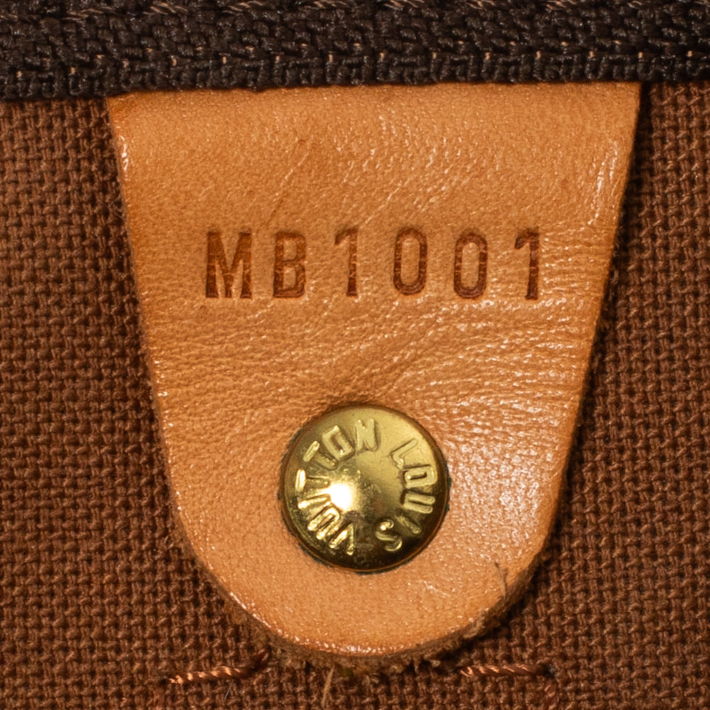 Keepall 50 Vintage en toile monogram marron
