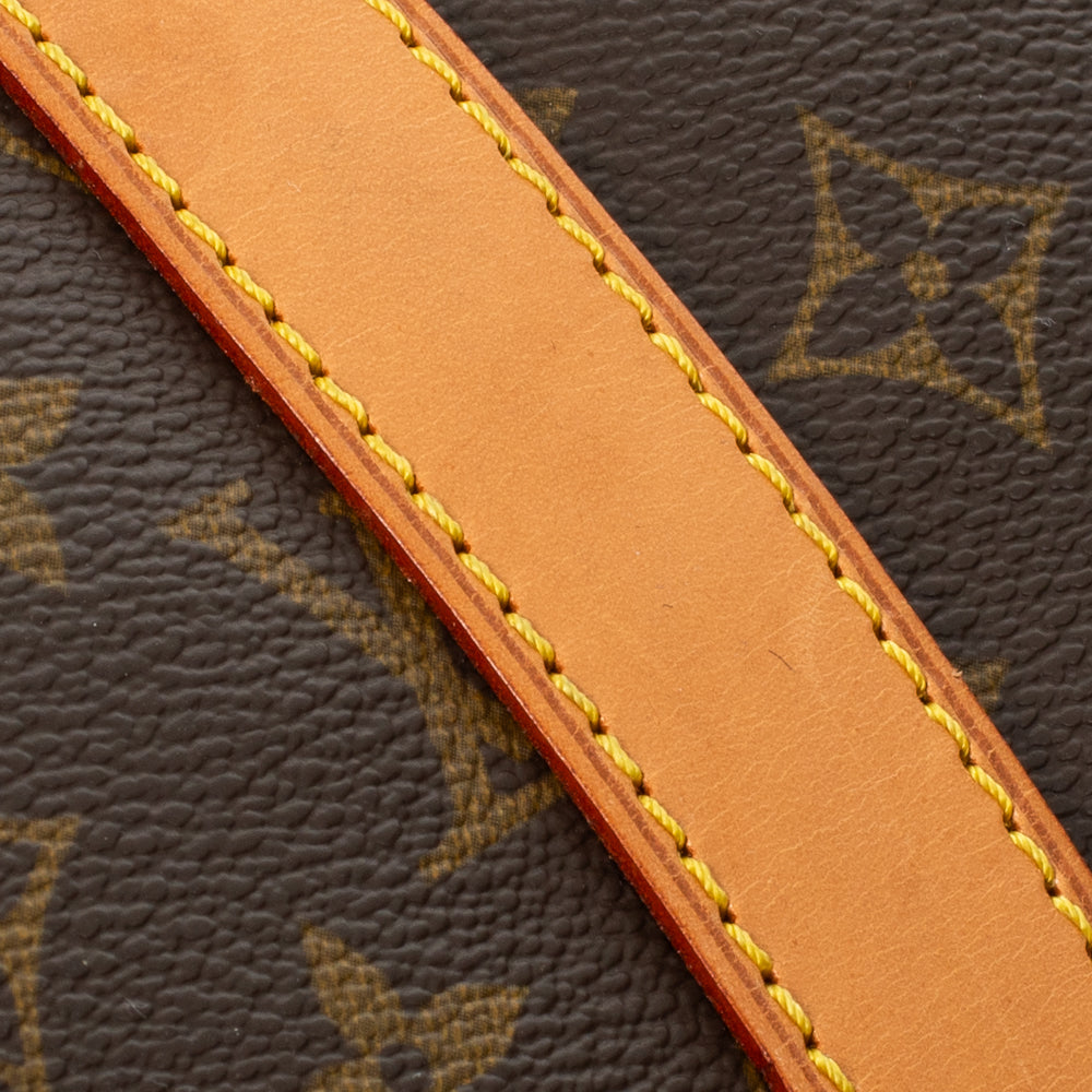 Keepall 55 Vintage en toile monogram marron
