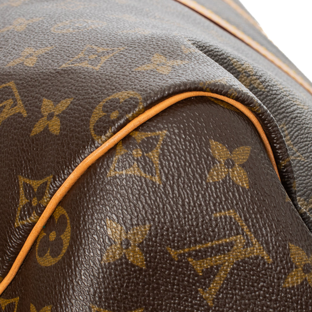 Keepall 55 Vintage en toile monogram marron