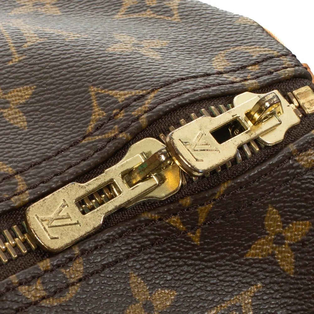 Keepall 50 Vintage en toile monogram marron
