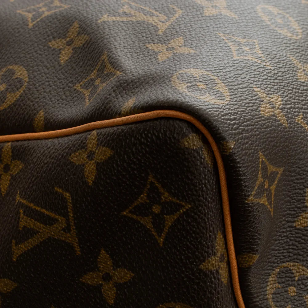 Keepall 50 Vintage en toile monogram marron