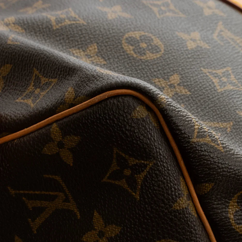 Keepall 50 Vintage en toile monogram marron