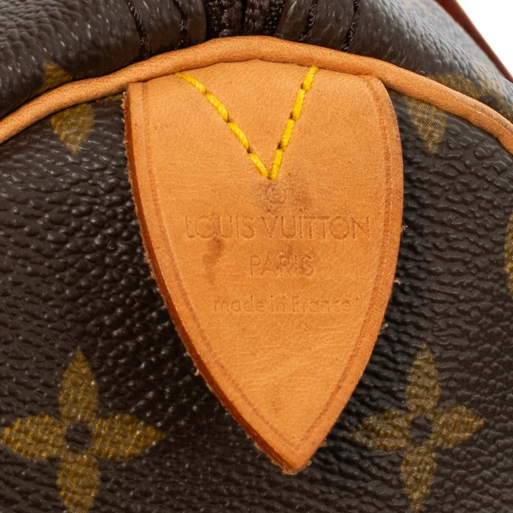 Keepall 50 Vintage en toile monogram marron