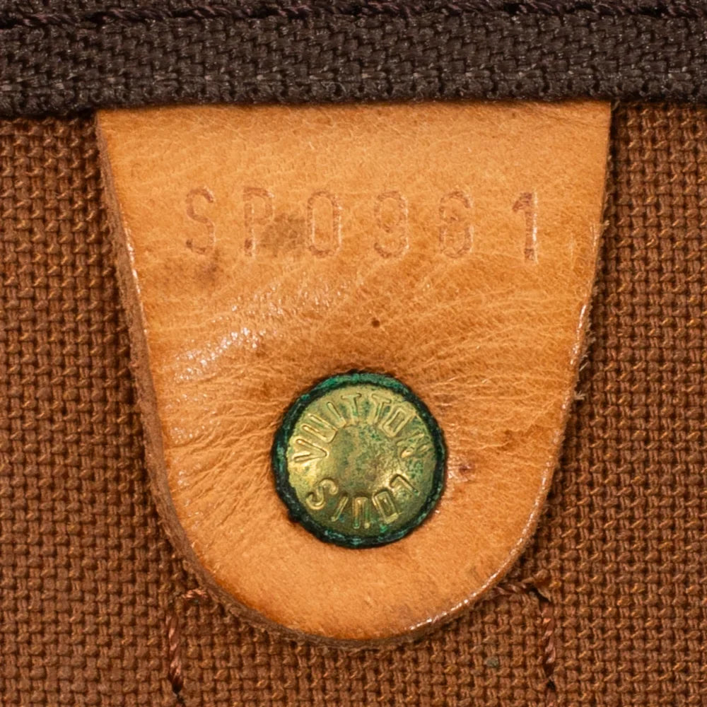 Keepall 50 Vintage en toile monogram marron