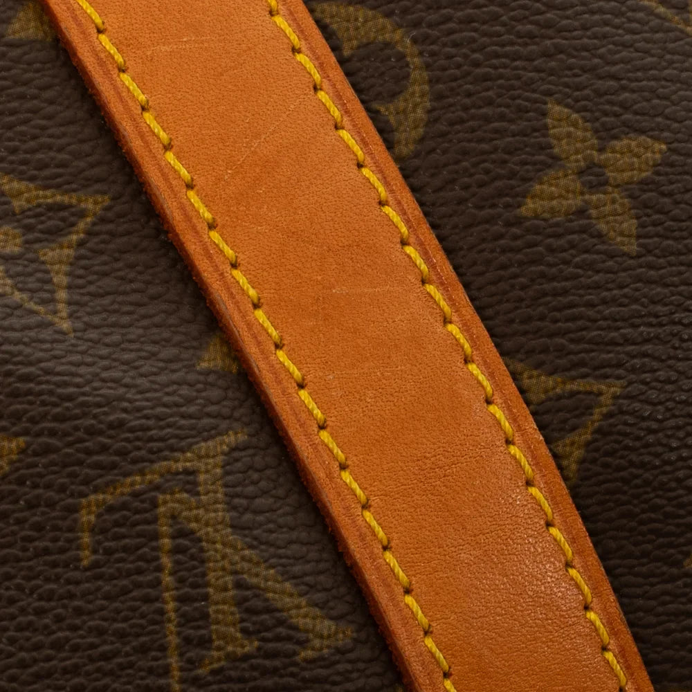 Keepall 50 Vintage en toile monogram marron