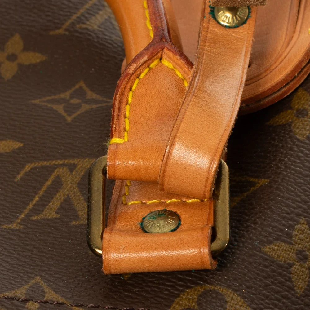 Keepall 50 Vintage en toile monogram marron