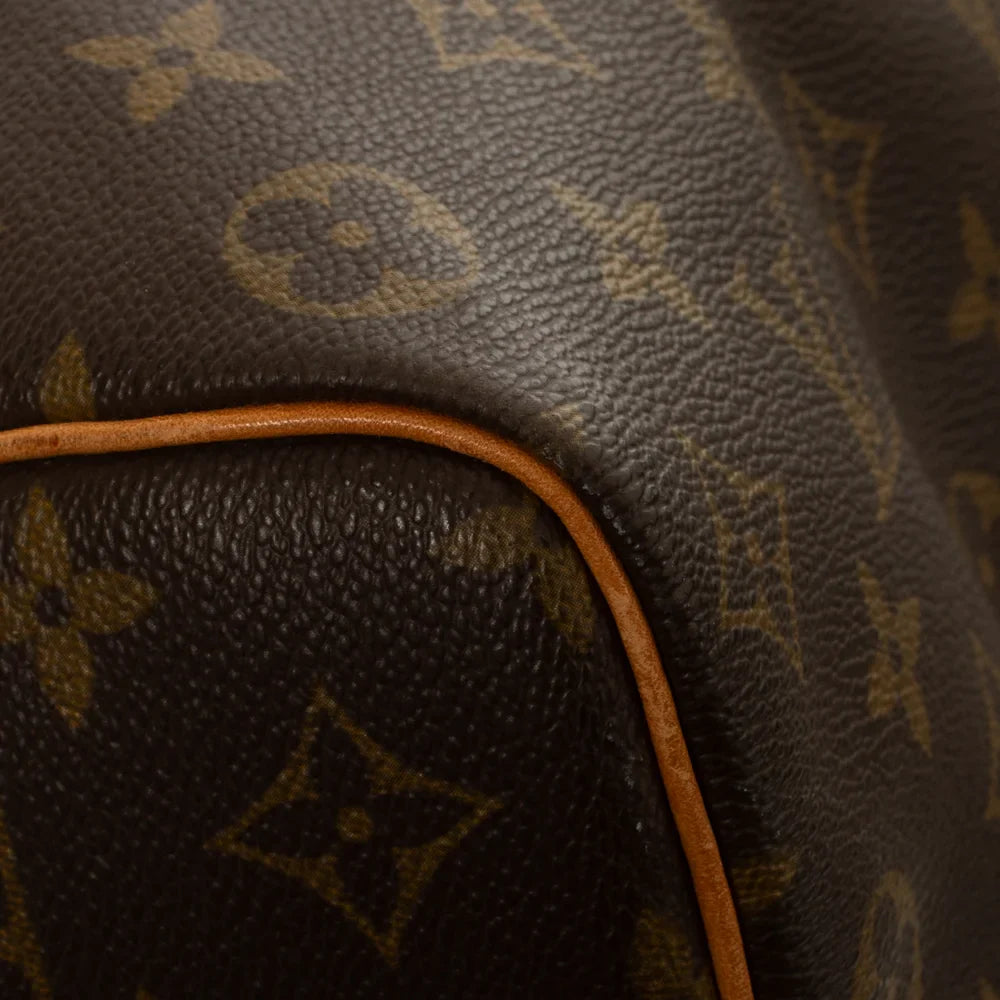 Keepall 50 Vintage en toile monogram marron