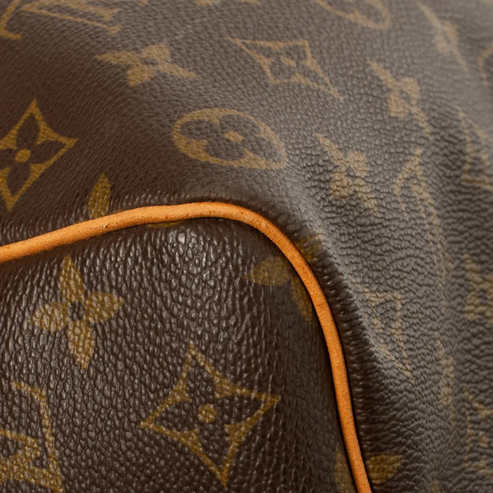 Keepall 50 Vintage en toile monogram marron