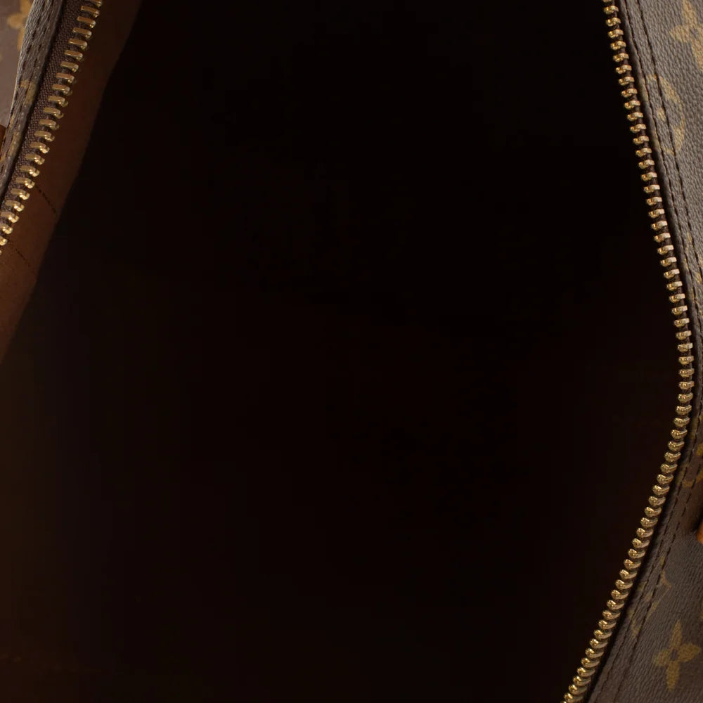 Keepall 50 Vintage en toile monogram marron