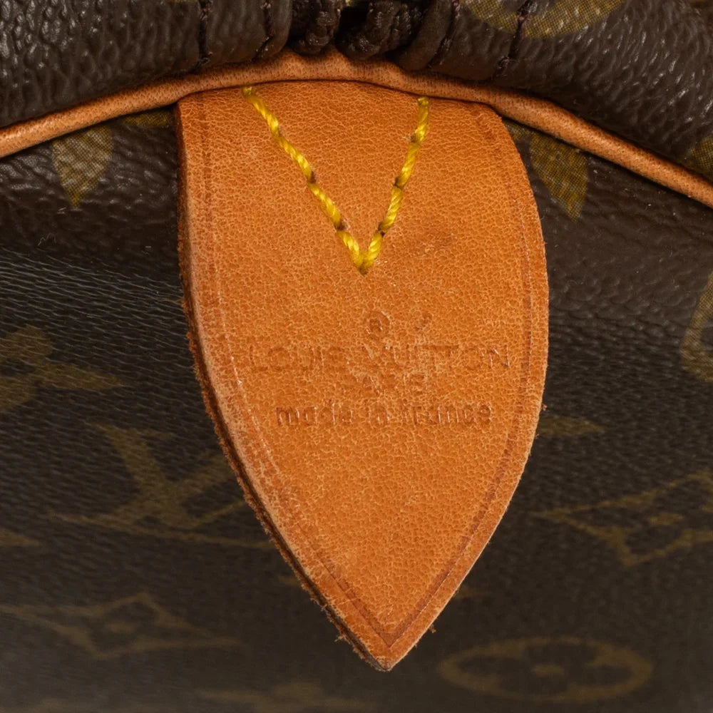 Keepall 50 Vintage en toile monogram marron