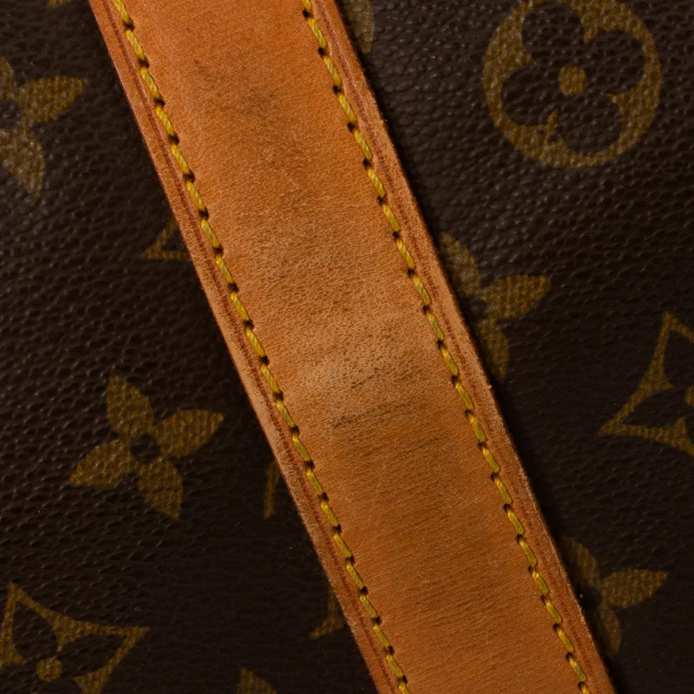 Keepall 60 Vintage en toile monogram marron