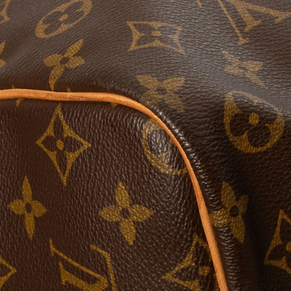 Keepall 60 Vintage en toile monogram marron