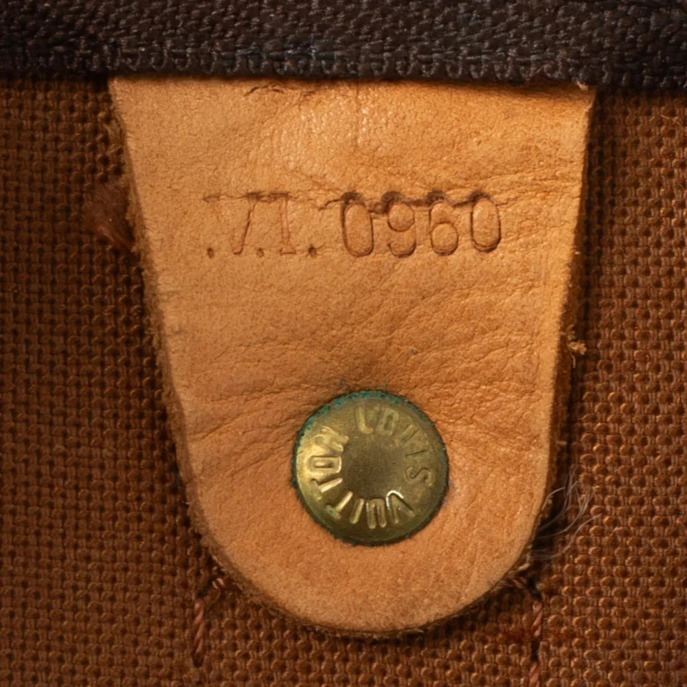 Keepall 60 Vintage en toile monogram marron