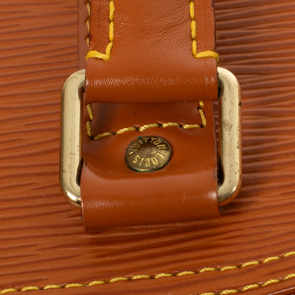 Keepall 45 Vintage en cuir épi marron