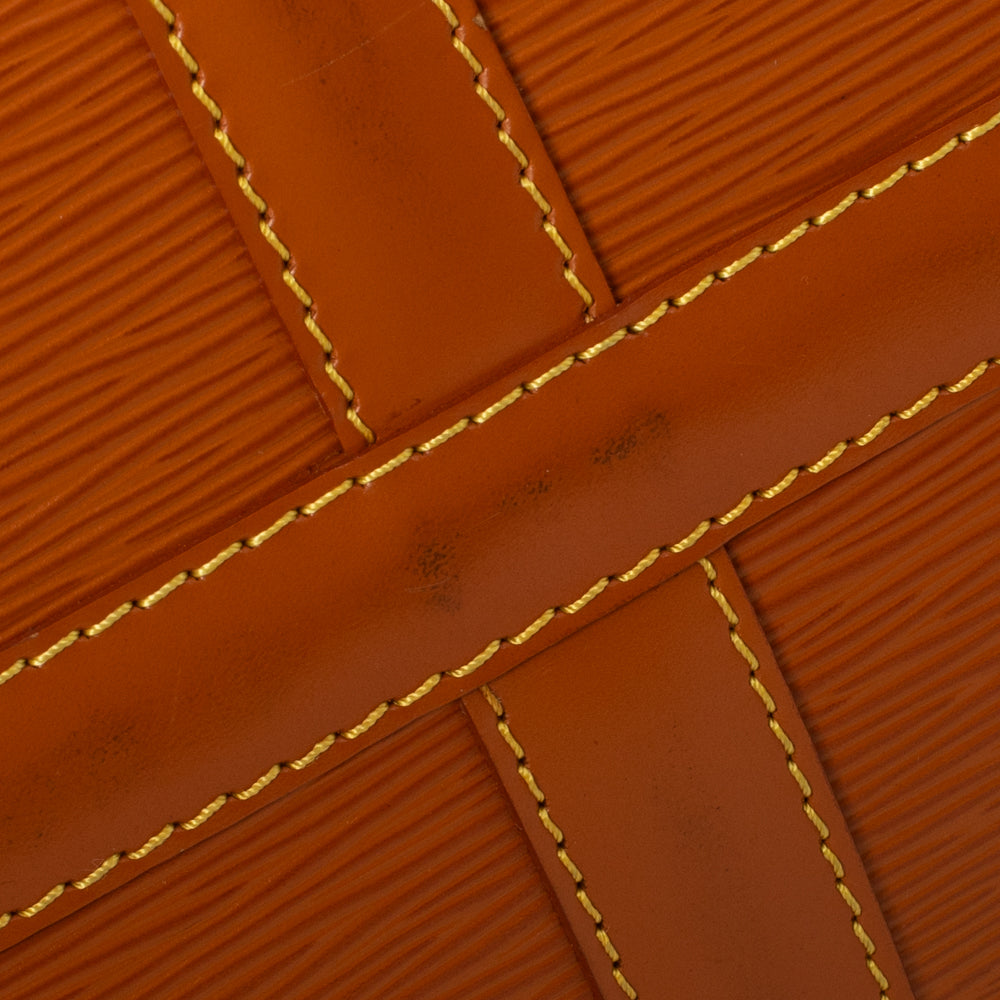 Keepall 45 Vintage en cuir épi marron