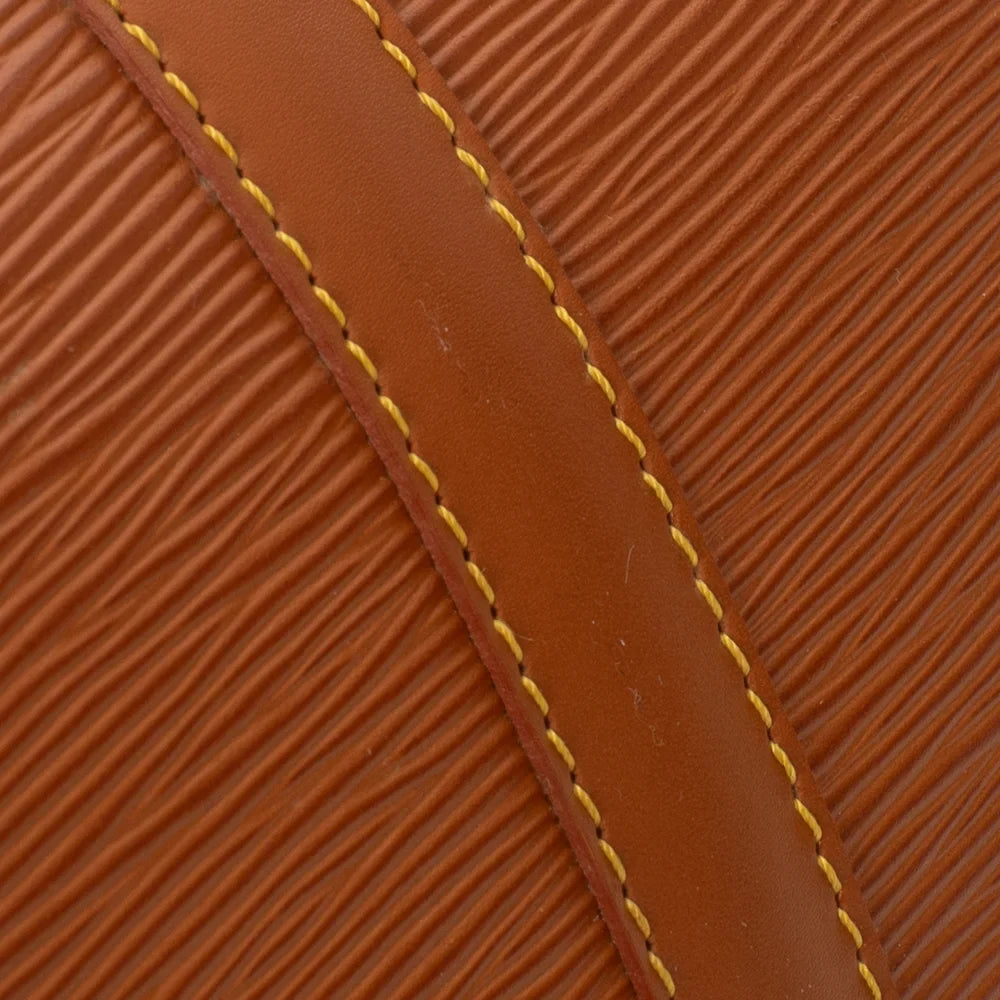 Keepall 50 Vintage en cuir épi marron