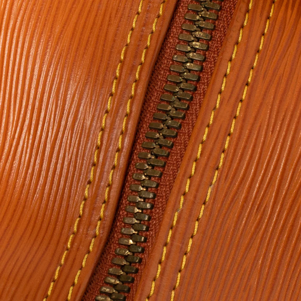Keepall 50 Vintage en cuir épi marron
