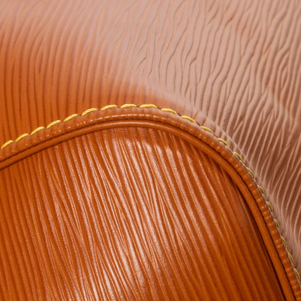 Keepall 50 Vintage en cuir épi marron
