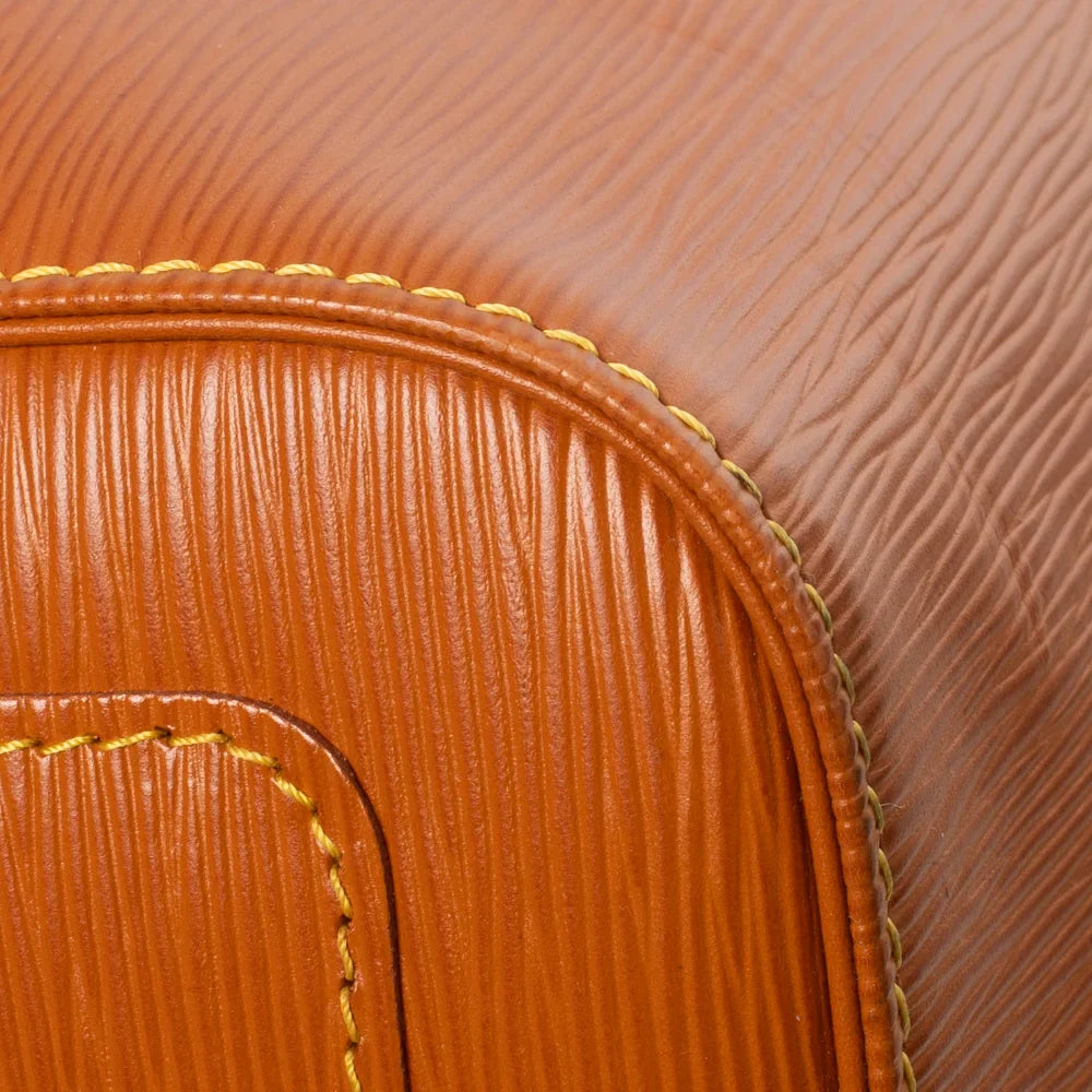 Keepall 50 Vintage en cuir épi marron