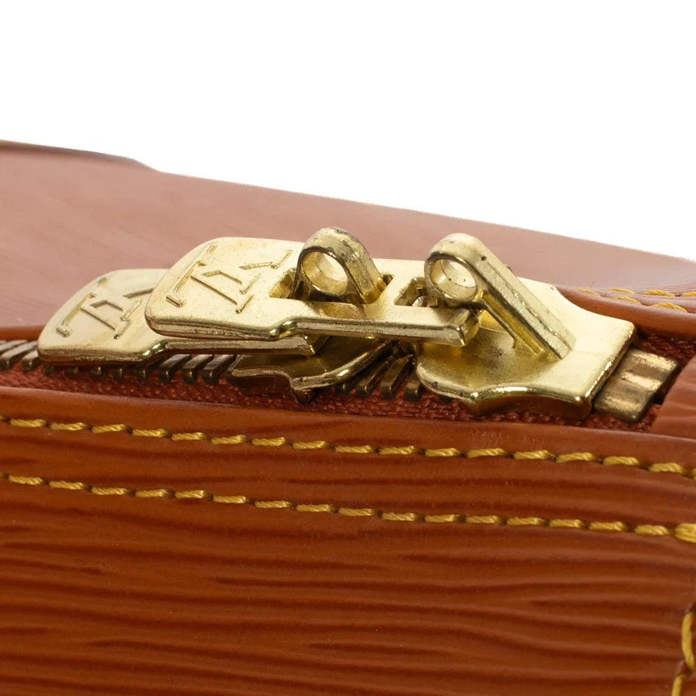 Keepall 50 Vintage en cuir épi marron