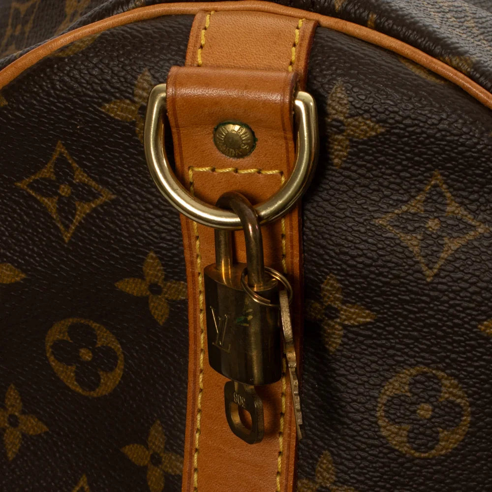 Keepall 60 Vintage en toile monogram marron
