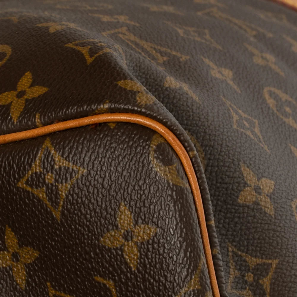 Keepall 60 Vintage en toile monogram marron