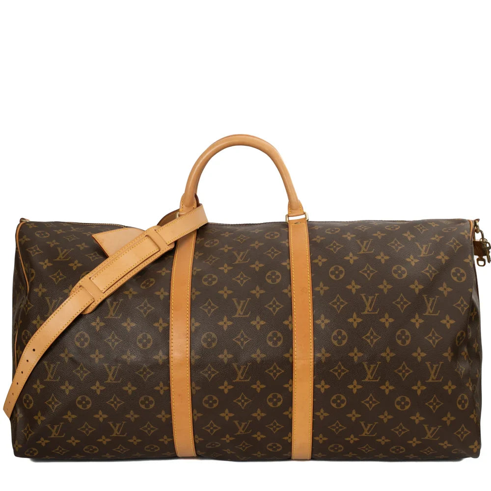 Keepall 60 Vintage en toile monogram marron