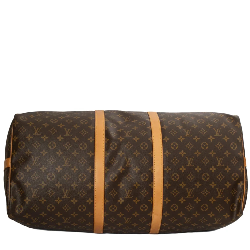 Keepall 60 Vintage en toile monogram marron