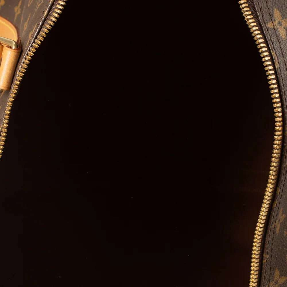 Keepall 60 Vintage en toile monogram marron