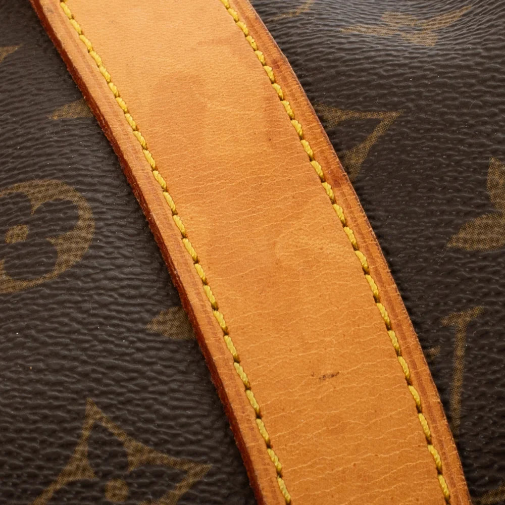 Keepall 55 Vintage en toile monogram marron