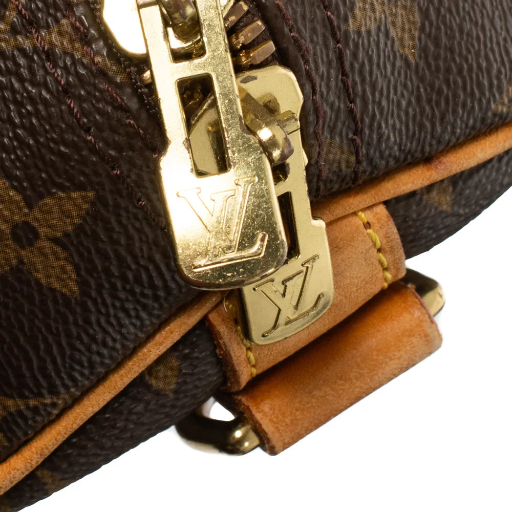Keepall 55 Vintage en toile monogram marron