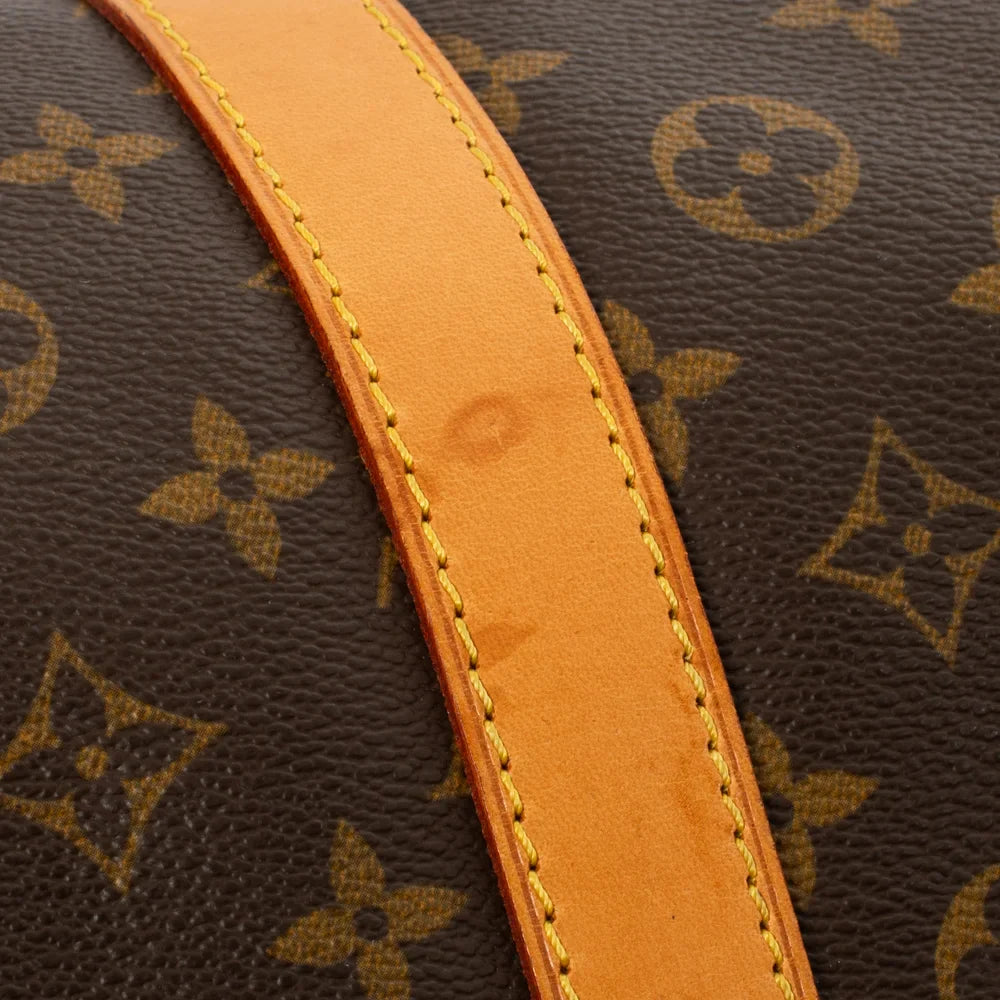Keepall 60 Vintage en toile monogram marron