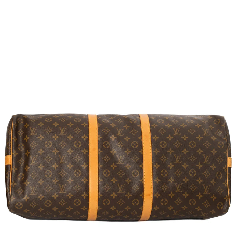 Keepall 60 Vintage en toile monogram marron