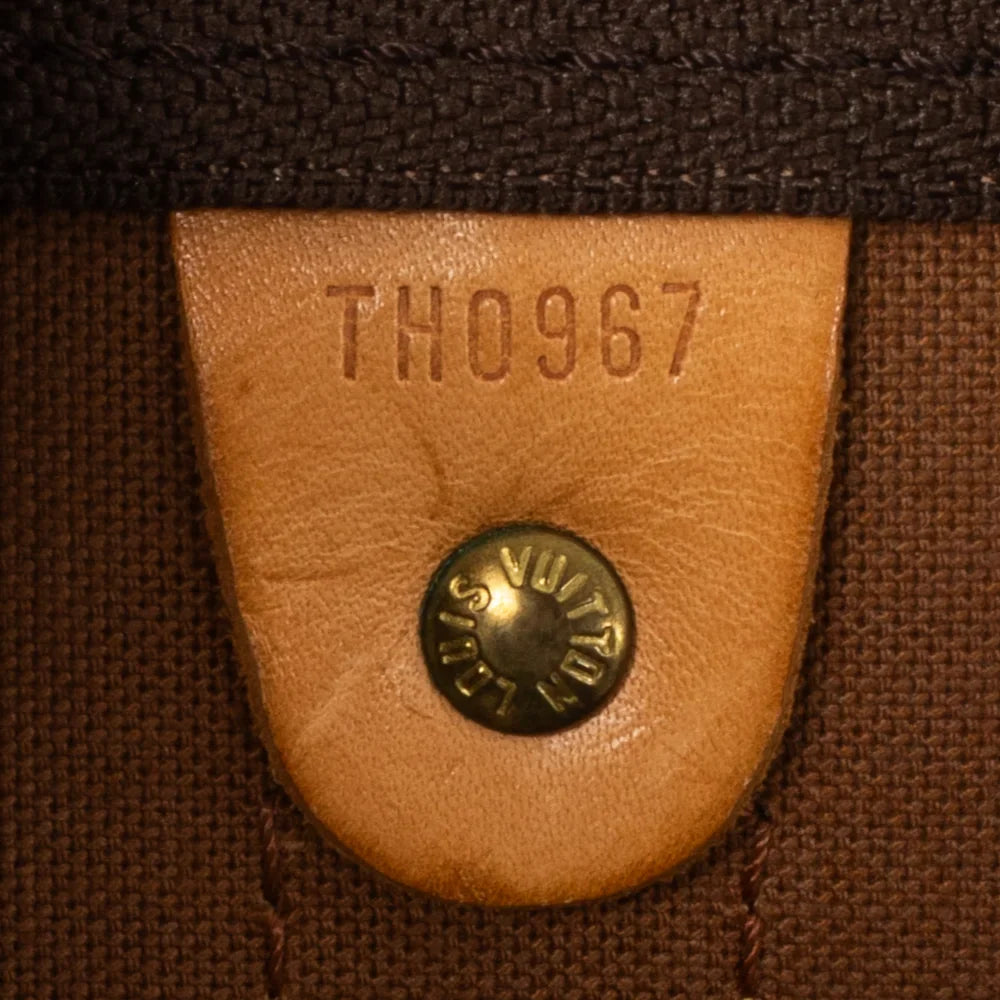 Keepall 60 Vintage en toile monogram marron