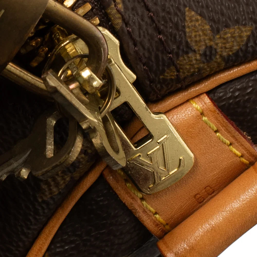 Keepall 60 Vintage en toile monogram marron