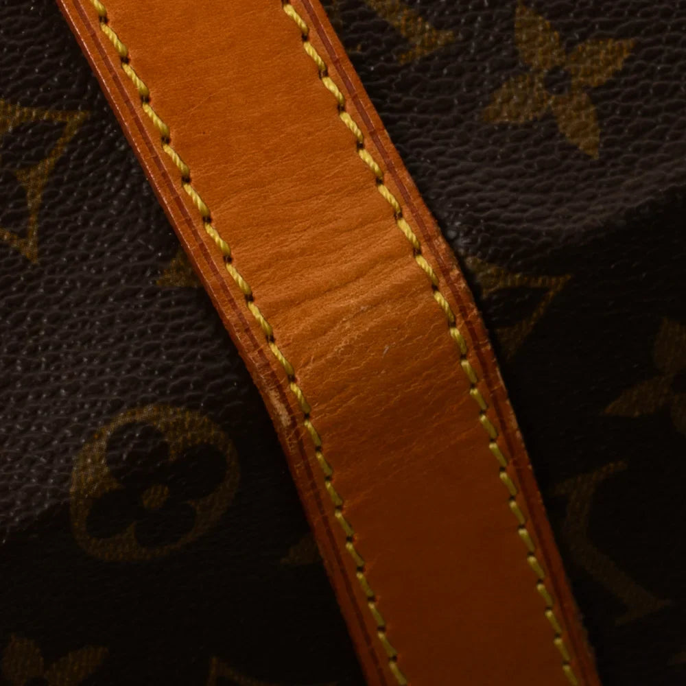 Keepall 55 Vintage en toile monogram marron
