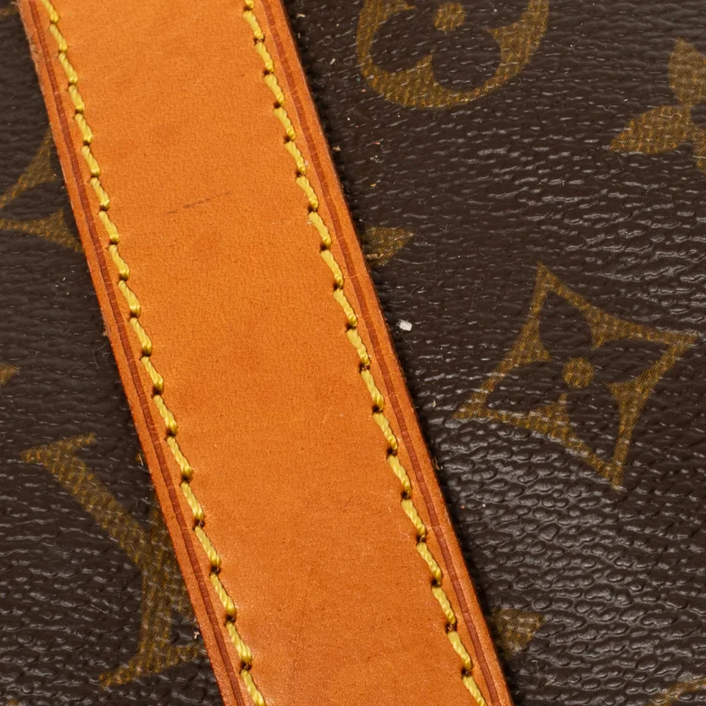 Keepall 55 Vintage en toile monogram marron